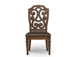 Durango Dining Table, 4 Side Chairs & 2 Arm Chairs In Fawn