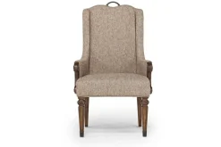 Durango Dining Table, 4 Side Chairs & 2 Arm Chairs In Fawn