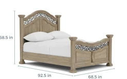 Durango Panel Bed In Willadeene, Queen
