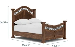 Durango Panel Bed In Willadeene, Queen