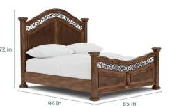 Durango Panel Bed In Willadeene, Queen