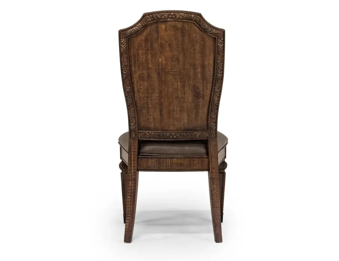 Durango Side Chair In Fawn, Upholstered