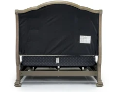 Durango Upholstered Sleigh Bed W/ Storage In Fawn, Queen