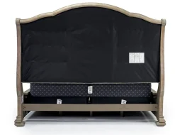 Durango Upholstered Sleigh Bed In Fawn, Queen