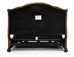 Durango Upholstered Sleigh Bed In Fawn, Queen