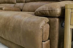Dusty 6 Piece Reclining Sectional In Bonanza Silt