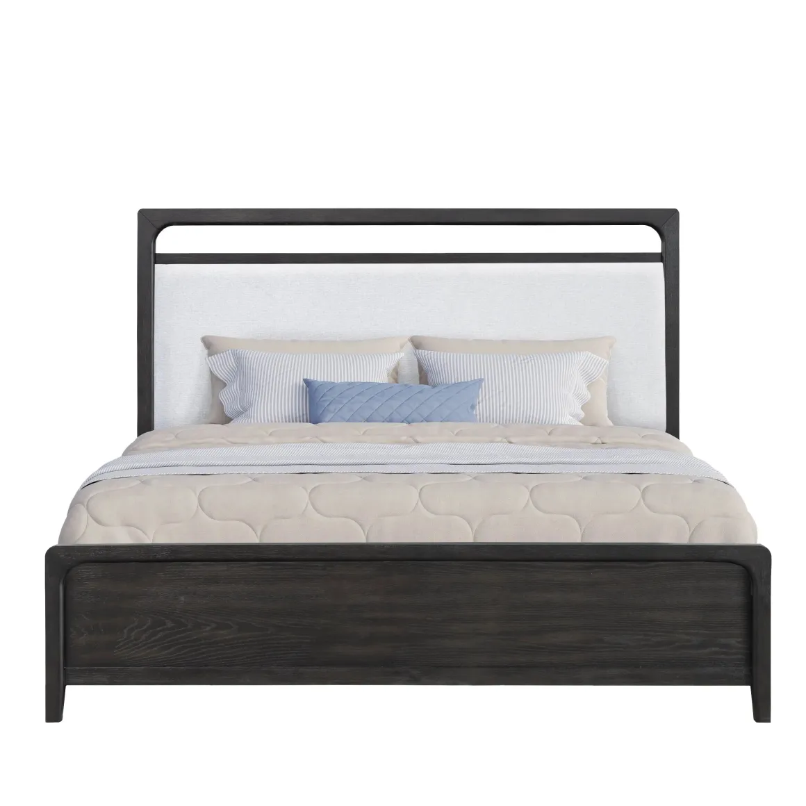 Easton Upholstered Storage Bed In Natural, Ca King