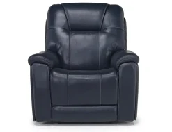 Echo 3 Power Recliner In Rainier Storm Leather