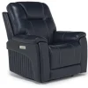 Echo 3 Power Theater Recliner W/ Immersive Sound In Rainier Walnut Leather