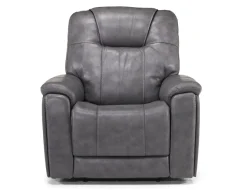 Echo 3 Power Theater Recliner W/ Immersive Sound In Rainer Storm Leather