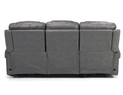 Echo 3 Power Theater Sofa W/ Immersive Sound In Rainier Walnut Leather