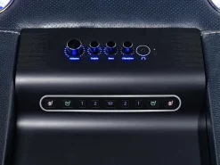 Echo 3 Power Theater Sofa W/ Immersive Sound In Rainier Walnut Leather