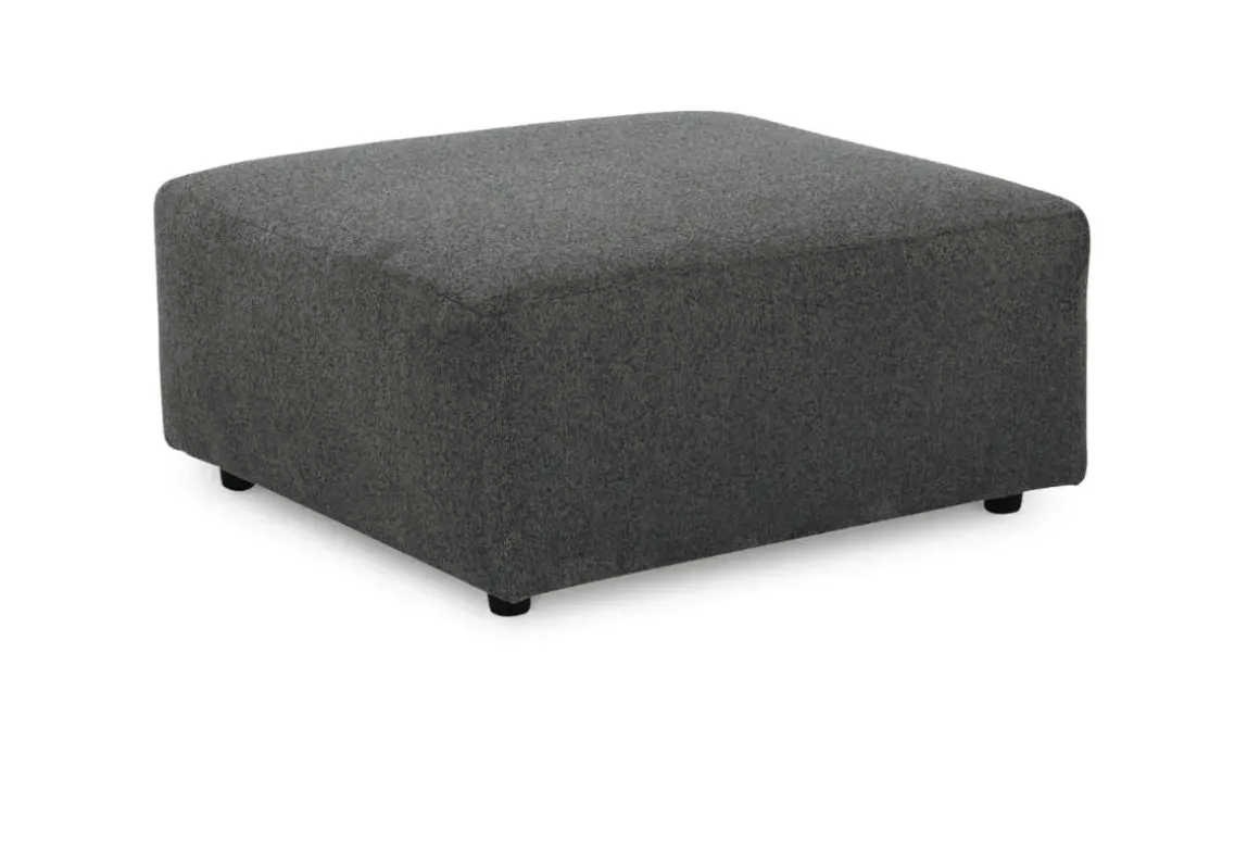 Edenfield Oversized Ottoman In Charcoal
