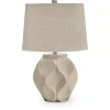 Edselham Table Lamp In Cream