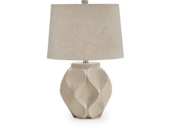 Edselham Table Lamp In Cream