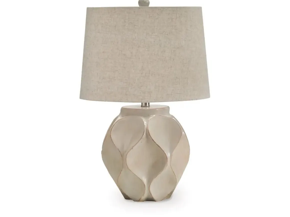 Edselham Table Lamp In Cream