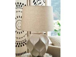 Edselham Table Lamp In Cream