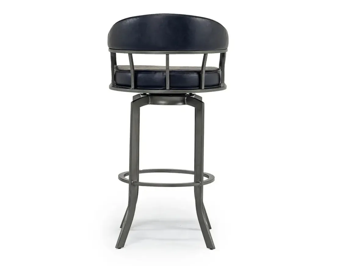 Edy Barstool In Mineral & Black, Swivel