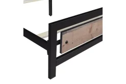 Elk River Panel Bed In Rustic Brown, Twin