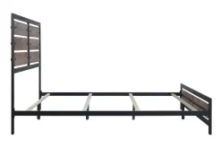 Elk River Panel Bed In Rustic Brown, Twin