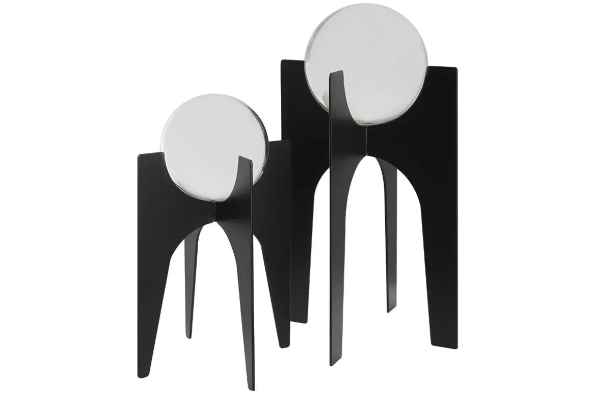 Ellianna Sculpture In Black, Set Of 2