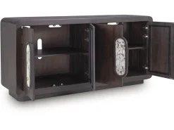 Elliston Media Console In Espresso Brown