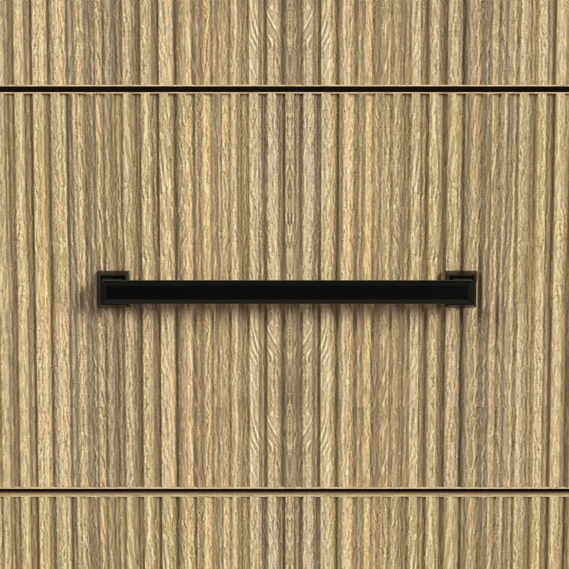 Emberly 2 Drawer Nightstand In Black