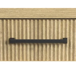 Emberly 2 Drawer Nightstand In Black