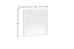 Emberly Mirror In Black