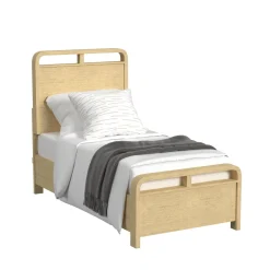Emberly Panel Bed In Natural, Twin