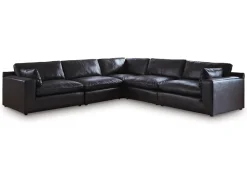 Emillia 5 Piece Sectional In Caramel