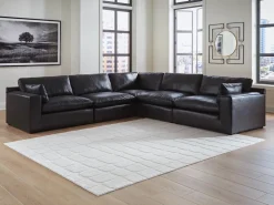 Emillia 5 Piece Sectional In Caramel