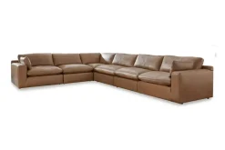 Emillia 6 Piece Sectional In Caramel