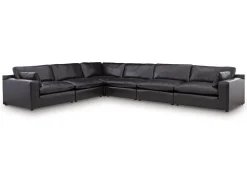 Emillia 6 Piece Sectional In Caramel