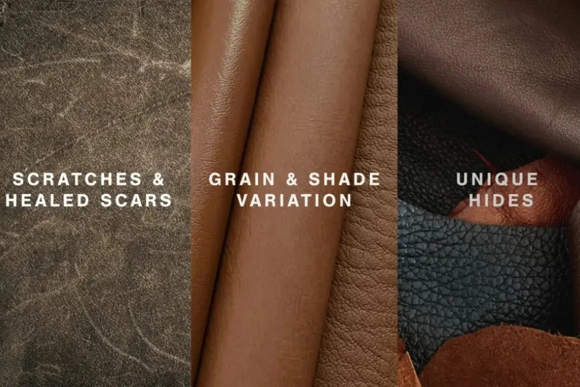 Emillia Oversized Ottoman In Caramel Leather