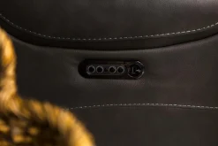 Estilo 2 Power Console Loveseat In Canyon Gray