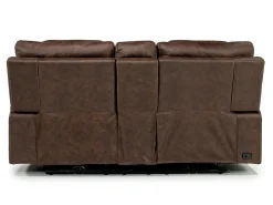 Estilo 2 Power Console Loveseat In Canyon Gray