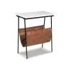 Etanbury Accent Table In Brown/Black/White