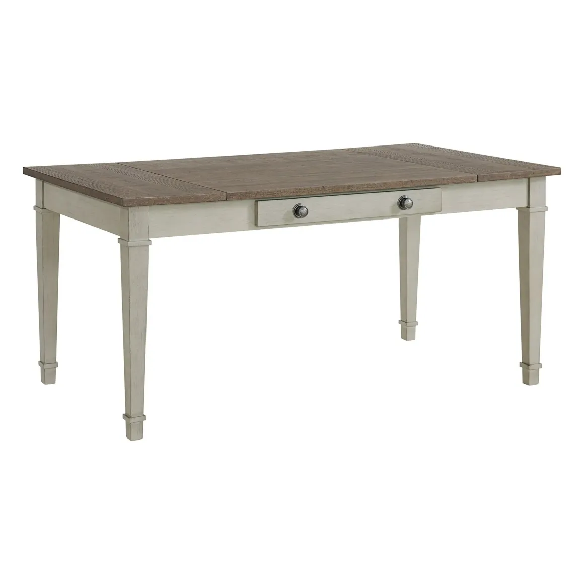 Farmington Dining Table In Medium Brown/Washed Stone