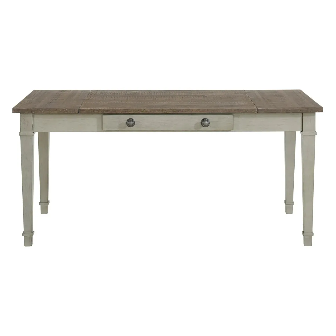Farmington Dining Table In Medium Brown/Washed Stone