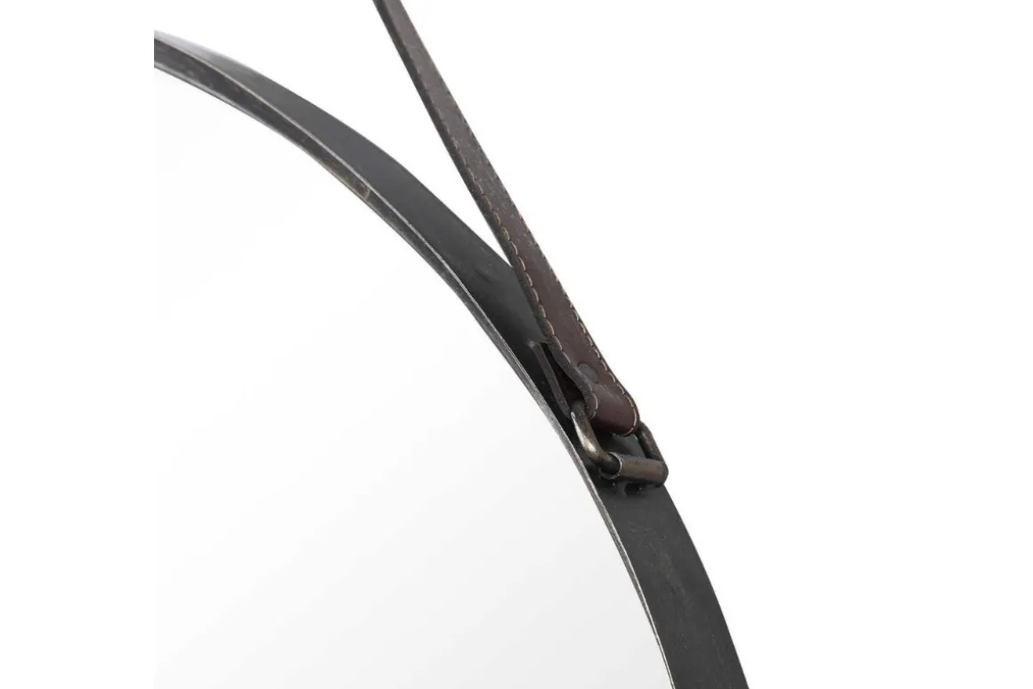 Faux Accent Mirror In Black