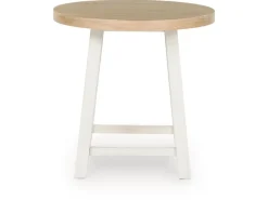 Fawndell Coffee Table & 2 End Tables In Antique White/Brown