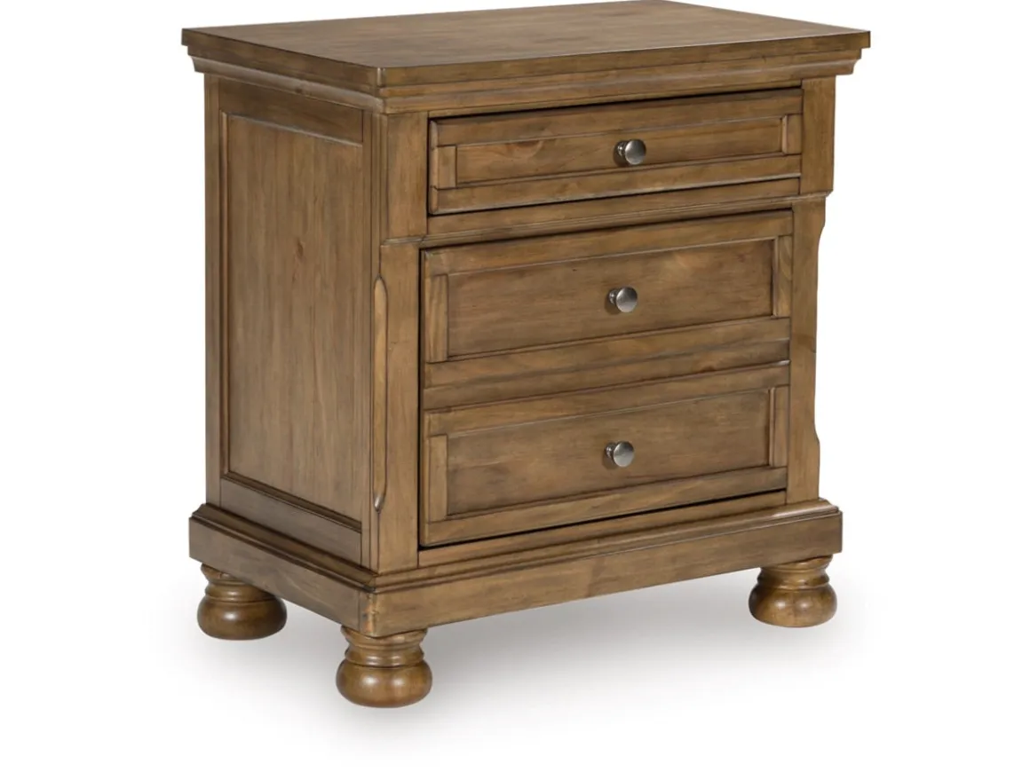 Feddinger Nightstand In Medium Brown