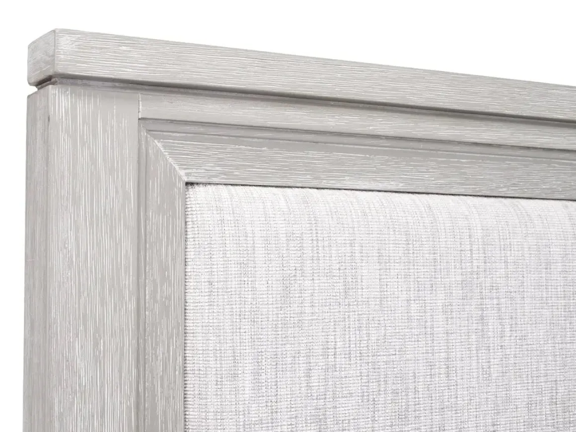 Fiona Storage Bed, Dresser, Mirror & Nightstand In Mist Gray, Queen