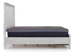 Fiona Storage Bed In Mist Gray, Queen