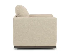 Flax Swivel Chair In Coffee Leather