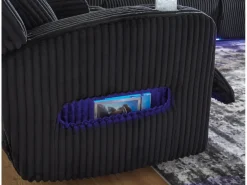 Forest Lake 2 Power Console Loveseat In Alloy