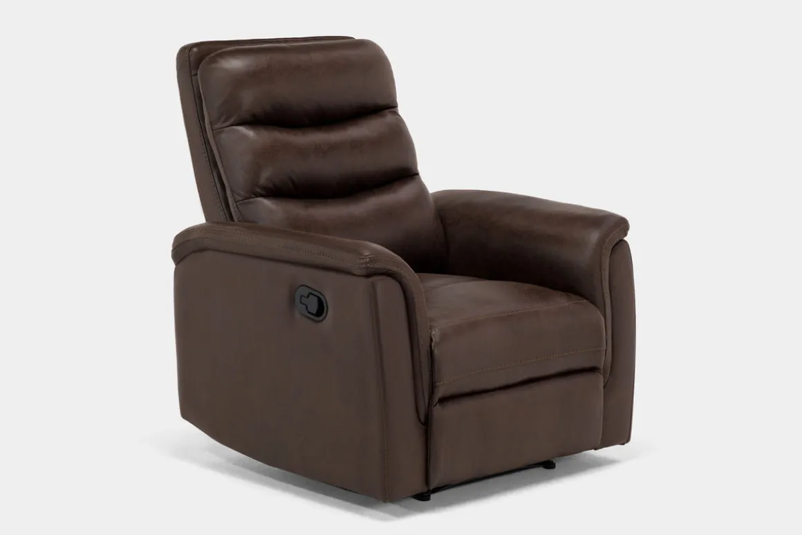 Forte Recliner In Dark Brown