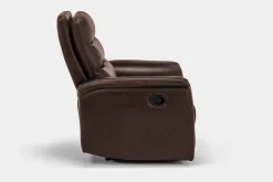 Forte Recliner In Dark Brown