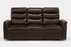 Forte Reclining Sofa In Dark Brown